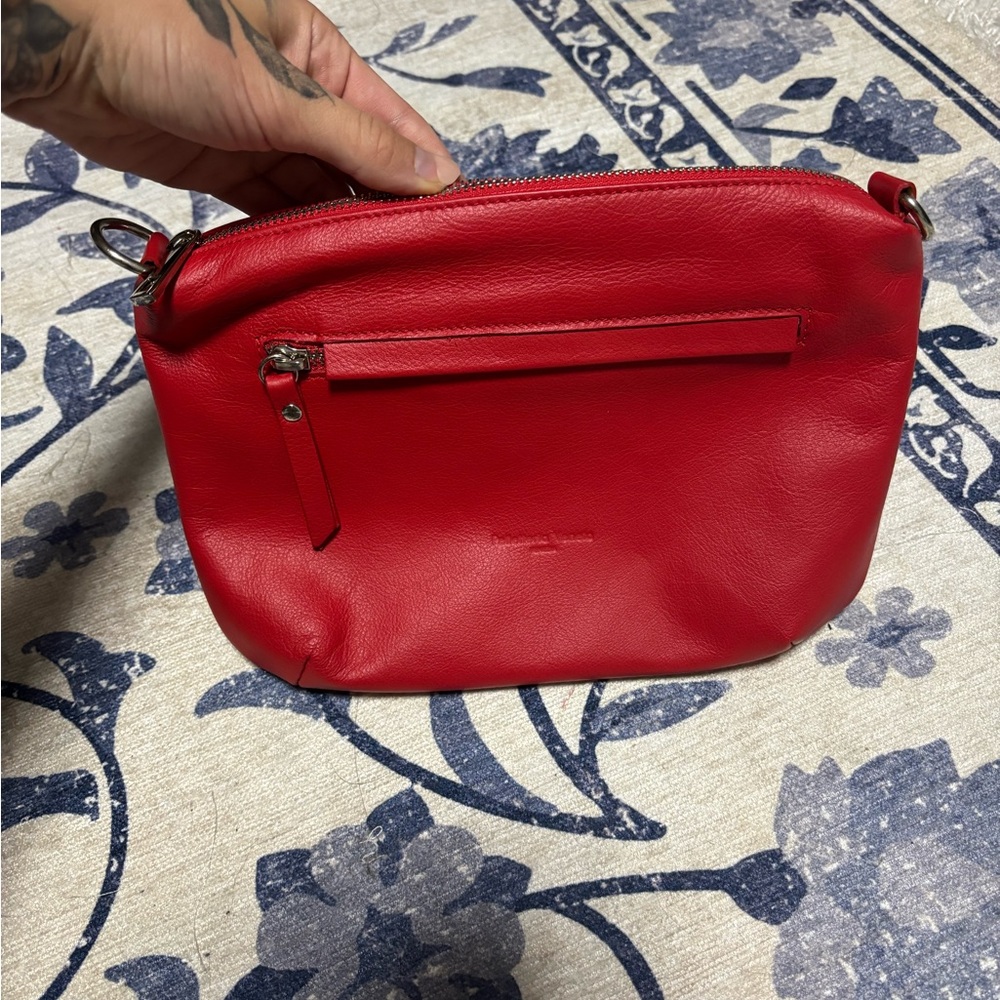 Red Italian Genuine Leather Bag